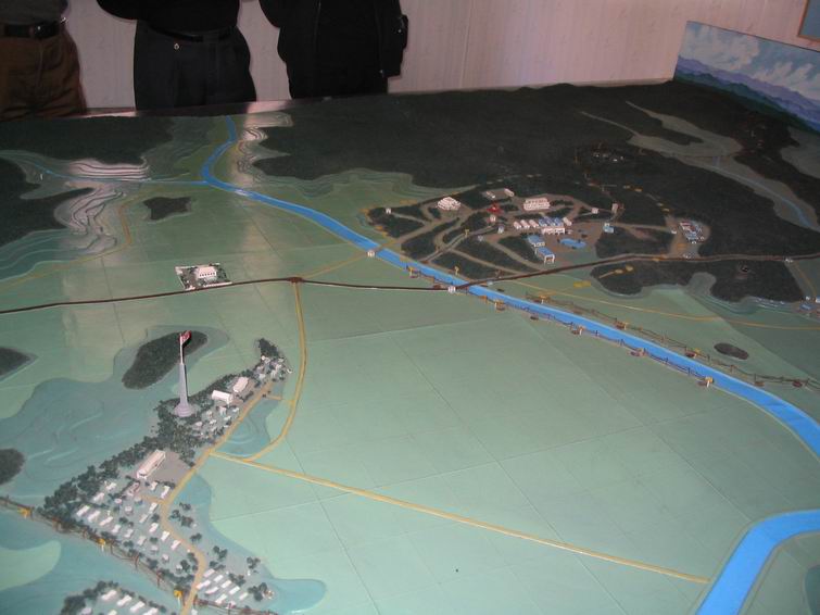 板门店地区示意图