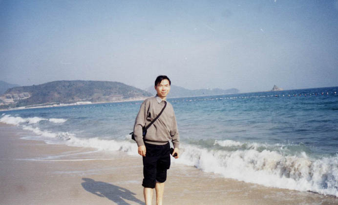 大梅沙，与大海亲密接触